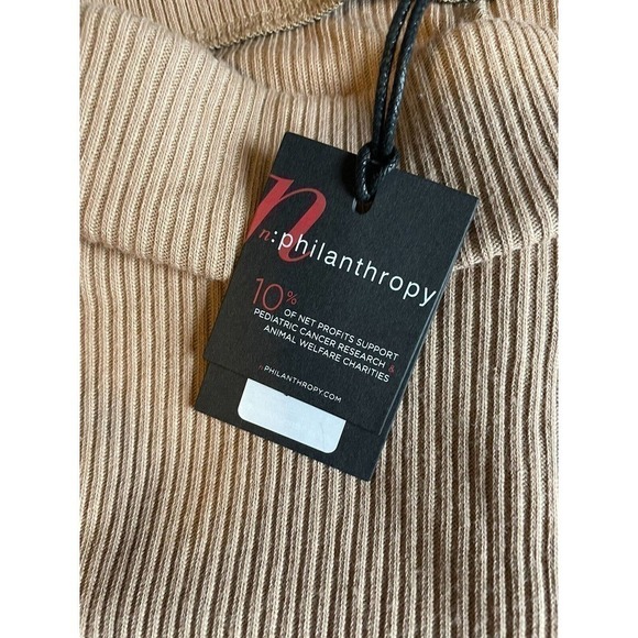 n:philanthropy Midi Pencil Skirt, DALLAS, TAUPE, Small NEW MSRP $138.00 - Picture 5 of 8